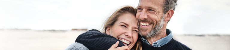 Smiling couple